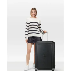 Reistrolleys|Reiskoffers>Samsonite S'Cure Spinner 75 black