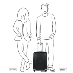 Transavia Trolleys|Ryanair Trolleys>Samsonite S'Cure Spinner 55 dark teal