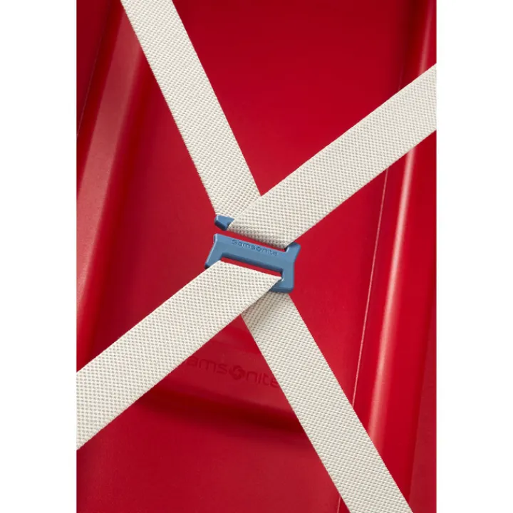 Reistrolleys|Reiskoffers>Samsonite S'Cure Spinner 75 crimson red