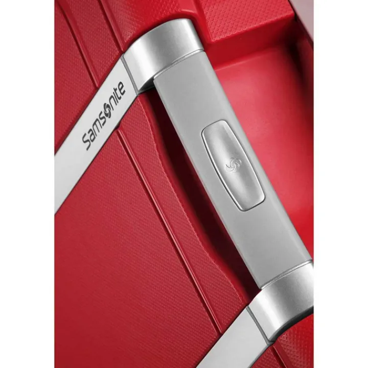 Reistrolleys|Reiskoffers>Samsonite S'Cure Spinner 75 crimson red