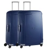 Reiskoffers|Koffersets>Samsonite S'Cure Spinner 75 Set van 2 dark blue