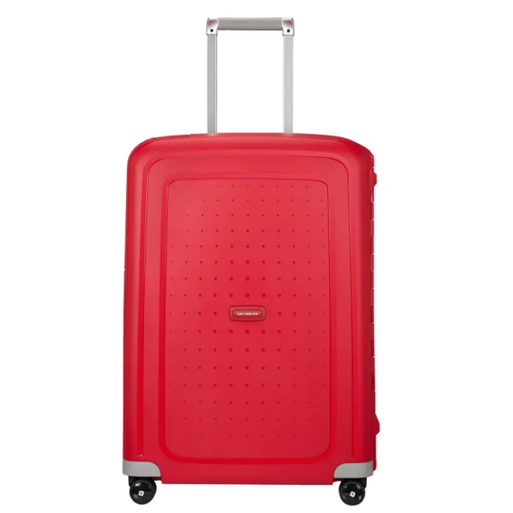Reistrolleys|Reiskoffers>Samsonite S'Cure Spinner 69 crimson red