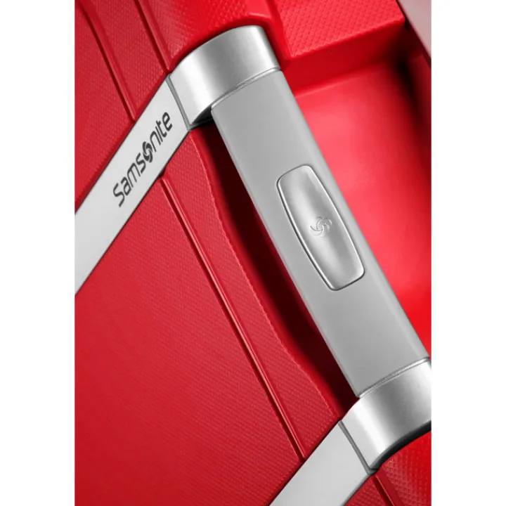 Reistrolleys|Reiskoffers>Samsonite S'Cure Spinner 69 crimson red