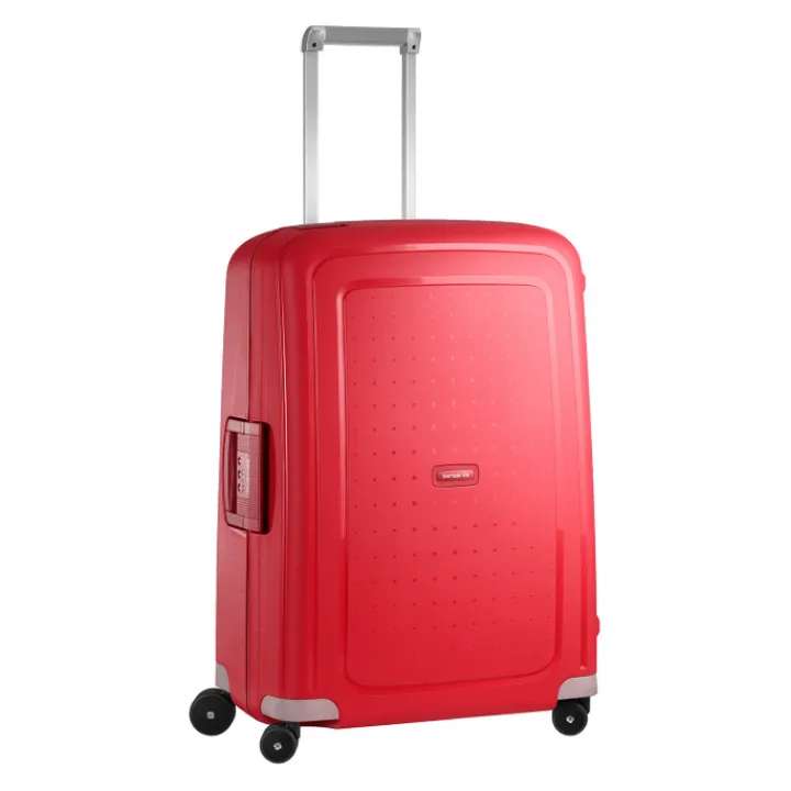 Reistrolleys|Reiskoffers>Samsonite S'Cure Spinner 69 crimson red
