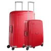 Reiskoffers|Koffersets>Samsonite S'Cure Spinner 55 + 75 Set crimson red