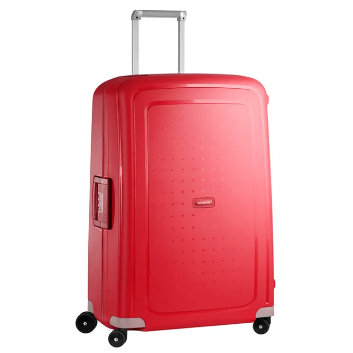 Reiskoffers|Koffersets>Samsonite S'Cure Spinner 55 + 75 Set crimson red