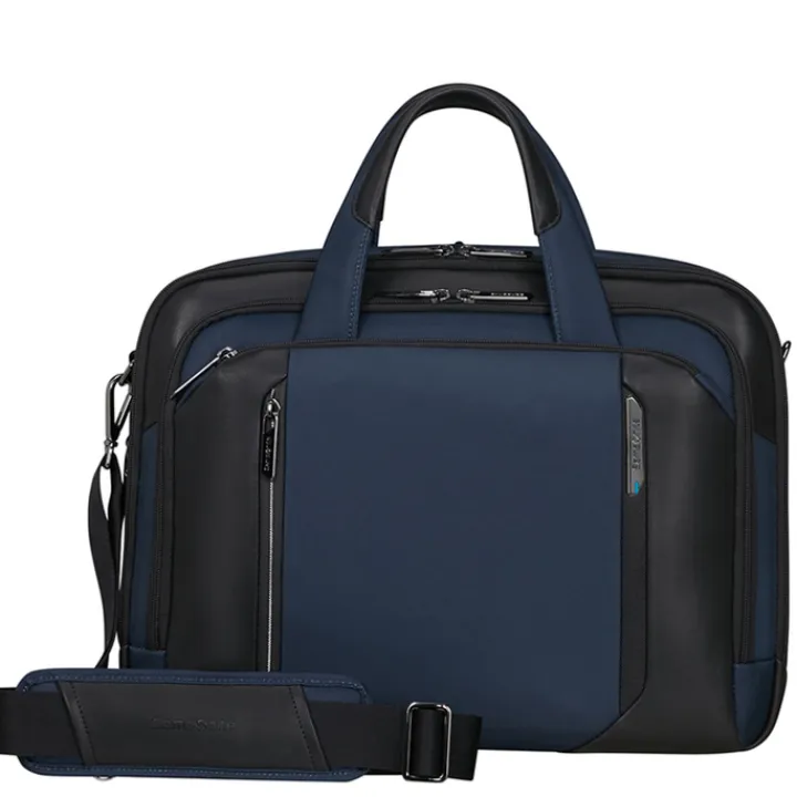 Herentassen|15.6 Inch Laptoptassen>Samsonite Spectrolite 4.0 Laptop Briefcase 15.6" Expandable blue