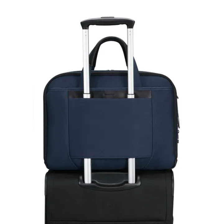 Herentassen|15.6 Inch Laptoptassen>Samsonite Spectrolite 4.0 Laptop Briefcase 15.6" Expandable blue