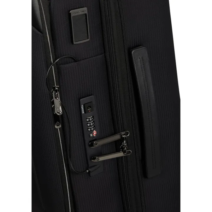 Transavia Trolleys|Handbagage Trolleys>Samsonite Splendix Spinner 55 DF EXP black