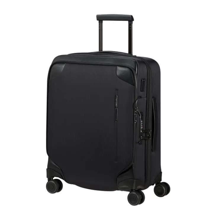 Transavia Trolleys|Handbagage Trolleys>Samsonite Splendix Spinner 55 DF EXP black