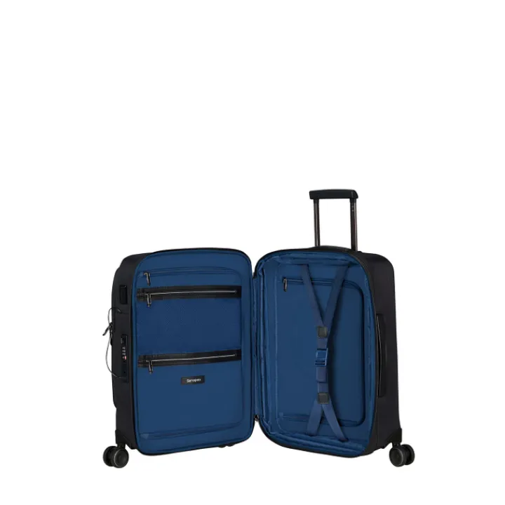 Transavia Trolleys|Handbagage Trolleys>Samsonite Splendix Spinner 55 DF EXP black