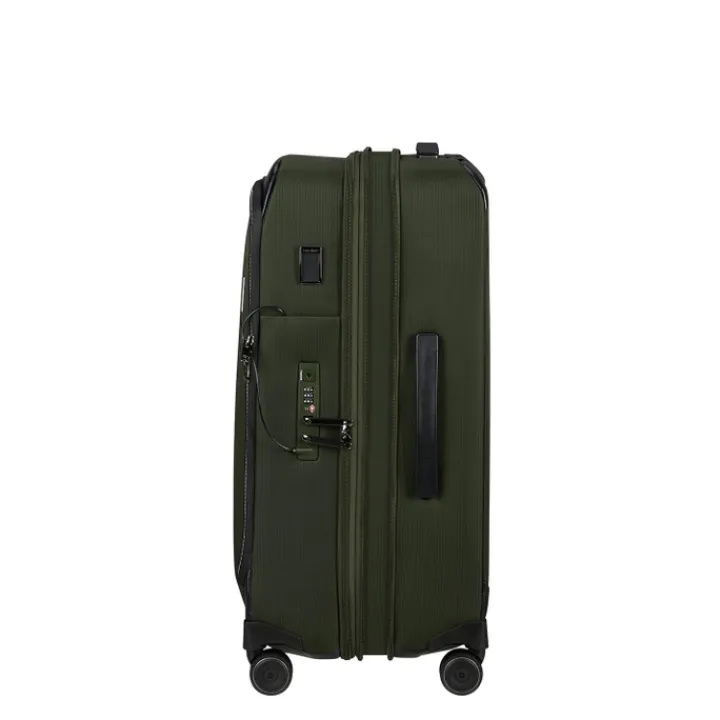 Reistrolleys|Reiskoffers>Samsonite Splendix Spinner 67 DF EXP green/black