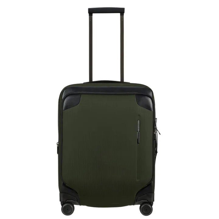 Transavia Trolleys|Handbagage Trolleys>Samsonite Splendix Spinner 55 DF EXP green/black