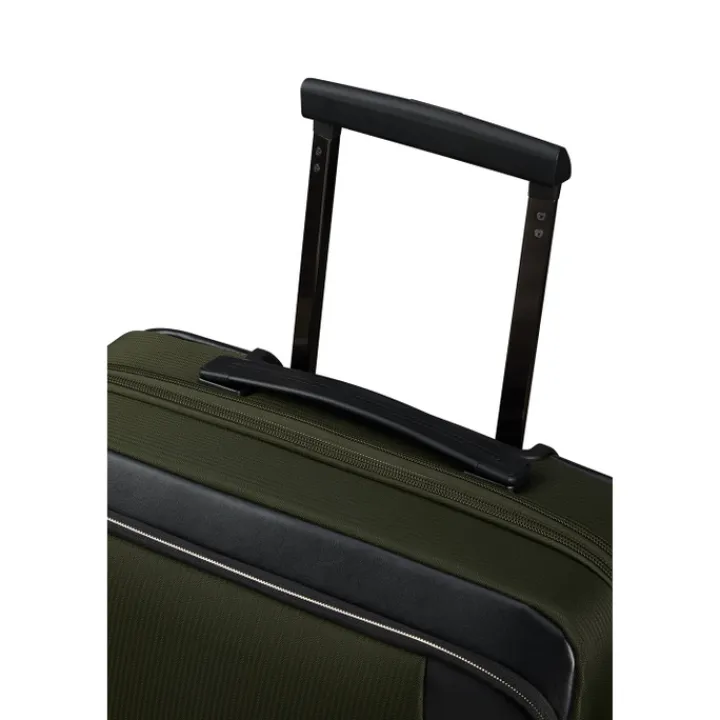 Transavia Trolleys|Handbagage Trolleys>Samsonite Splendix Spinner 55 DF EXP green/black