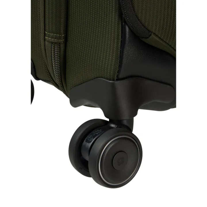 Transavia Trolleys|Handbagage Trolleys>Samsonite Splendix Spinner 55 DF EXP green/black