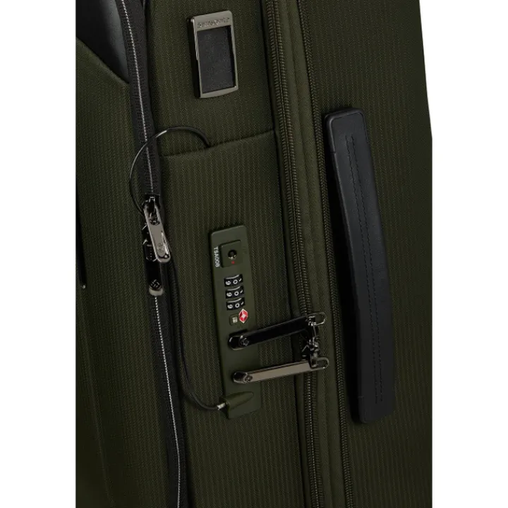 Transavia Trolleys|Handbagage Trolleys>Samsonite Splendix Spinner 55 DF EXP green/black