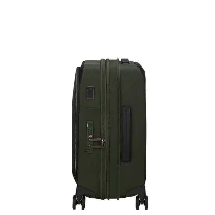Transavia Trolleys|Handbagage Trolleys>Samsonite Splendix Spinner 55 DF EXP green/black