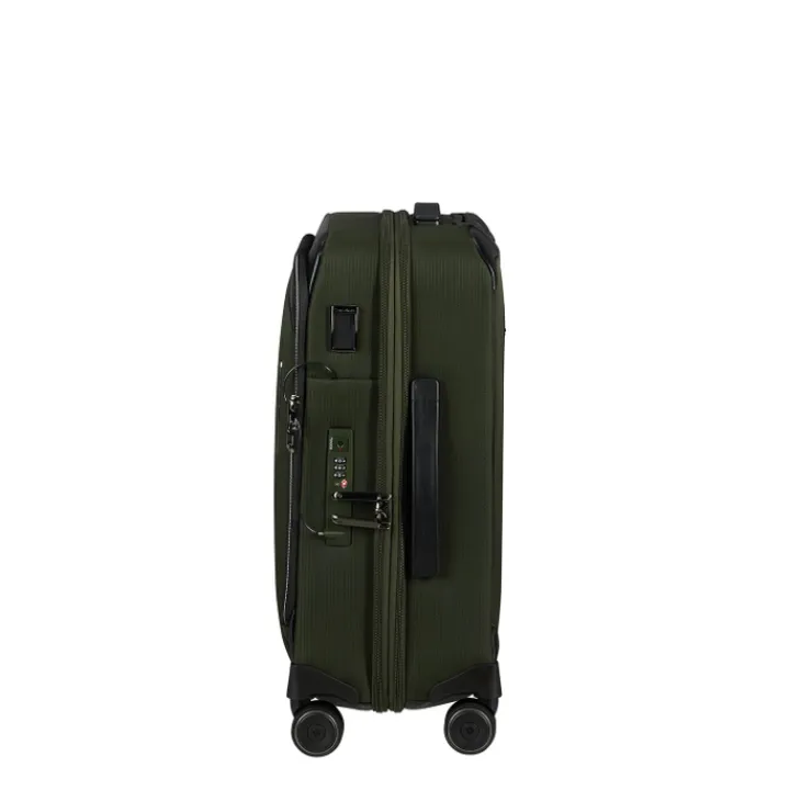 Transavia Trolleys|Handbagage Trolleys>Samsonite Splendix Spinner 55 DF EXP green/black