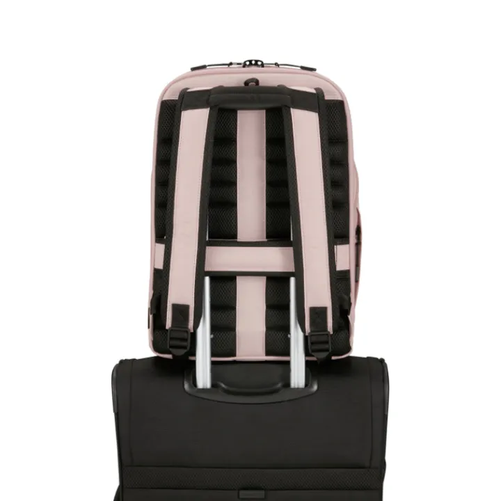 Kleine Rugzakken|Dames Rugzakken>Samsonite Stackd Biz Laptop Backpack 14.1" rose