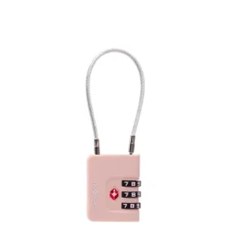 Koffersloten>Samsonite TA Revolution Cablelock 3 Dial TSA rose