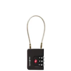 Koffersloten>Samsonite TA Revolution Cablelock 3 Dial TSA black