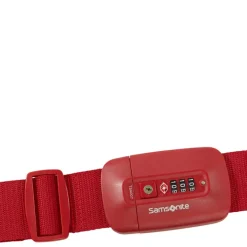 Kofferriemen>Samsonite TA Revolution Luggage Strap/TSA Lock red
