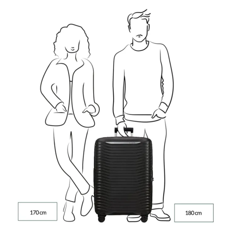 Reistrolleys|Reiskoffers>Samsonite Upscape Spinner 75/28 Expandable lime