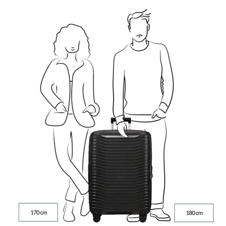 Reistrolleys|Reiskoffers>Samsonite Upscape Spinner 81/30 Expandable lime