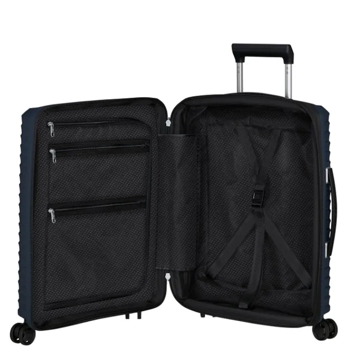 Transavia Trolleys|Ryanair Trolleys>Samsonite Upscape Spinner 55 Expandable blue nights