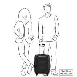 Transavia Trolleys|Ryanair Trolleys>Samsonite Upscape Spinner 55 Expandable climbing ivy