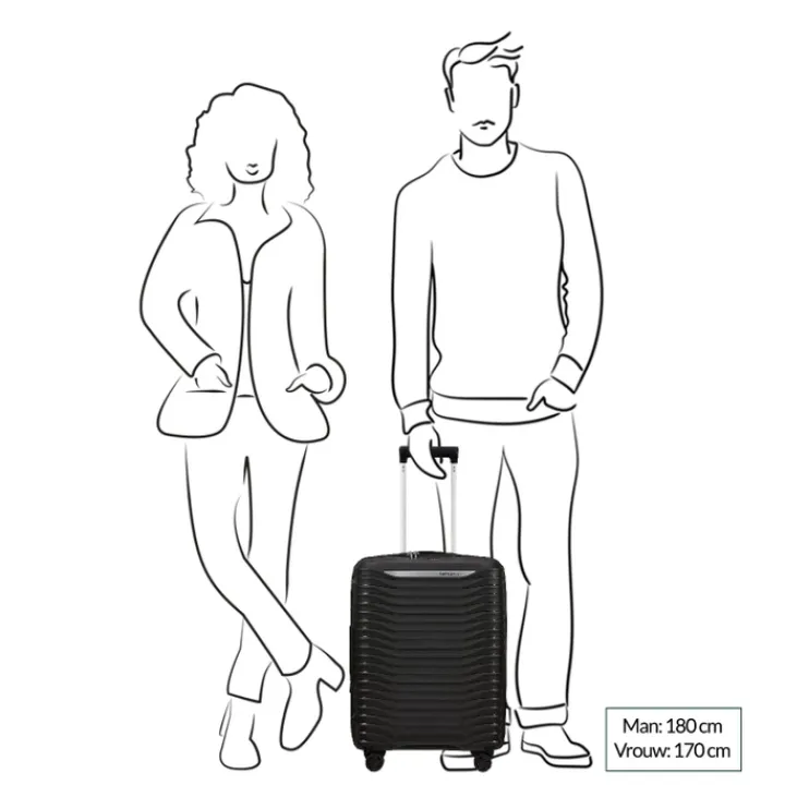Transavia Trolleys|Ryanair Trolleys>Samsonite Upscape Spinner 55 Expandable climbing ivy