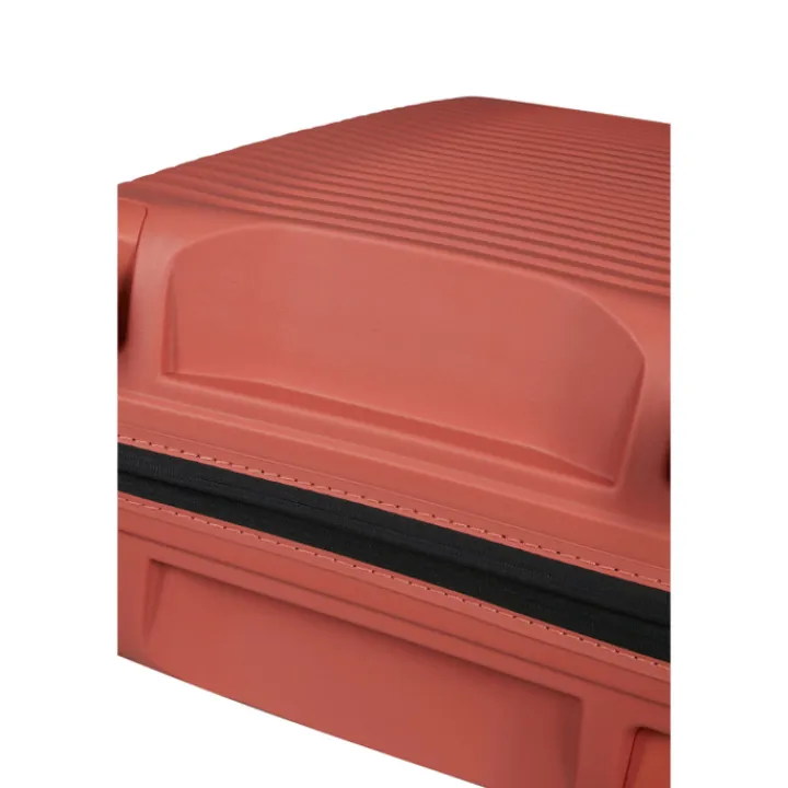 Transavia Trolleys|Handbagage Trolleys>Samsonite Upscape Spinner 55/20 Expandable Easy Access clay