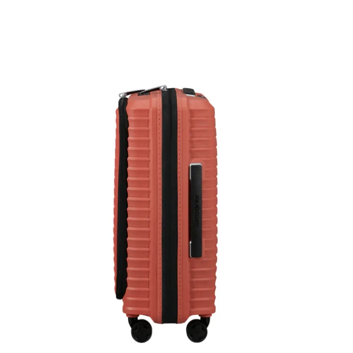 Transavia Trolleys|Handbagage Trolleys>Samsonite Upscape Spinner 55/20 Expandable Easy Access clay