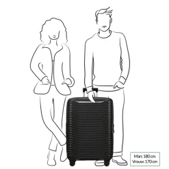 Reistrolleys|Reiskoffers>Samsonite Upscape Spinner 81 Expandable climbing ivy