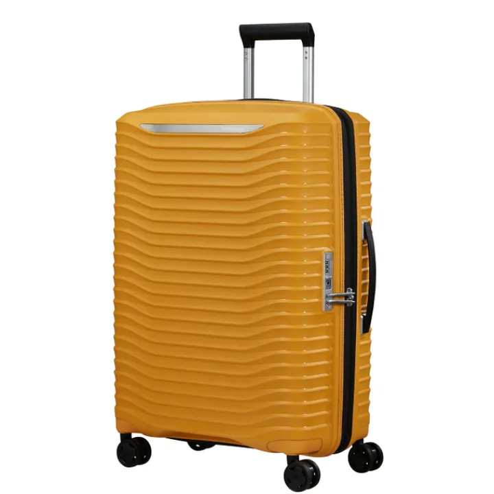 Reistrolleys|Reiskoffers>Samsonite Upscape Spinner 75 Expandable yellow