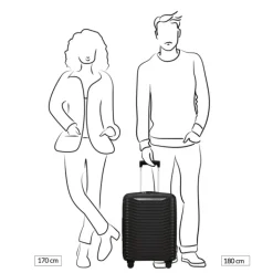Transavia Trolleys|Ryanair Trolleys>Samsonite Upscape Spinner 55 Exp cloud white