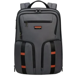 Kleine Rugzakken|Heren Rugzakken>Samsonite Urban-Eye Backpack 15.6" 2 Pockets grey/cognac