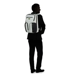 Kleine Rugzakken|Heren Rugzakken>Samsonite Urban-Eye Backpack 15.6" 2 Pockets light grey/lime