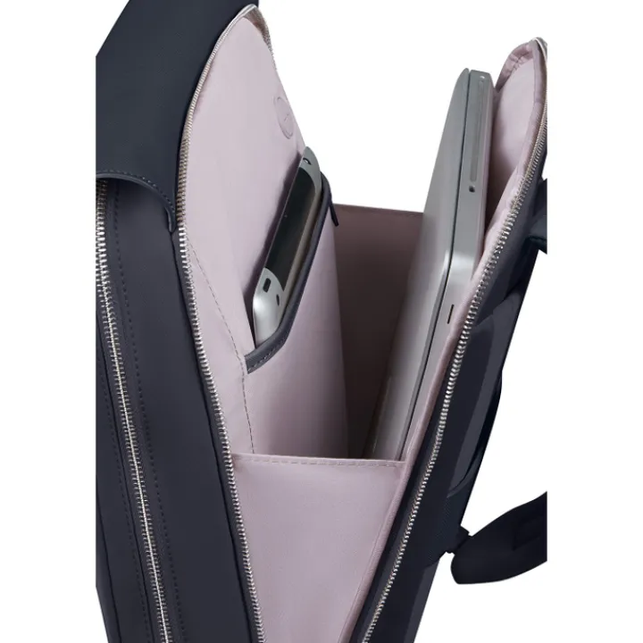 Laptop Schoudertassen|Dames Laptoptassen>Samsonite Zalia 3.0 Backpack W/Flap 14.1" dark navy