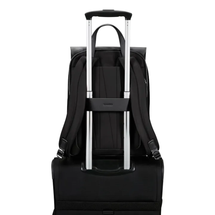 Laptop Schoudertassen|Dames Laptoptassen>Samsonite Zalia 3.0 Backpack W/Flap 14.1" black