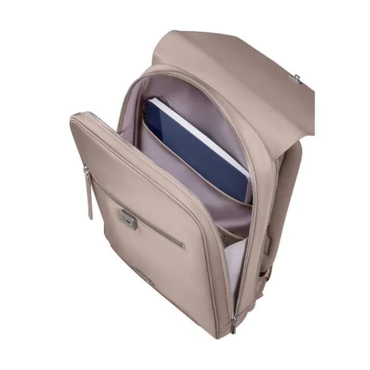 Laptop Schoudertassen|Dames Laptoptassen>Samsonite Zalia 3.0 Backpack W/Flap 14.1" old rose