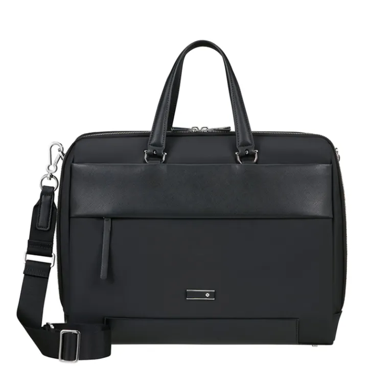 15.6 Inch Laptoptassen|Laptop Schoudertassen>Samsonite Zalia 3.0 Bailhandle 2 Comp 15.6" black