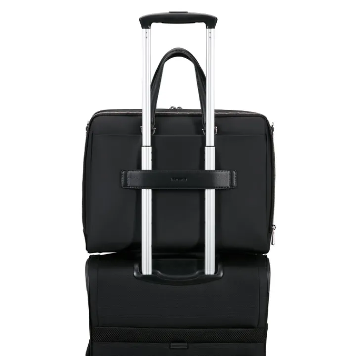 15.6 Inch Laptoptassen|Laptop Schoudertassen>Samsonite Zalia 3.0 Bailhandle 2 Comp 15.6" black