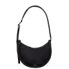 Schoudertassen|Herentassen>Sandqvist Curve Crossbody Round S black