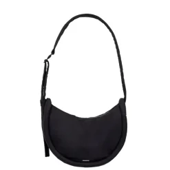 Schoudertassen|Herentassen>Sandqvist Curve Crossbody Round S black