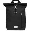 Kleine Rugzakken|Daypack>Sandqvist Ground Rolltop Backpack L black with black webbing