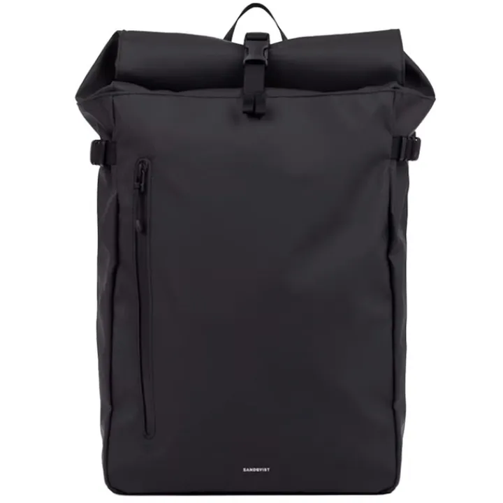 Heren Rugzakken|Daypack>Sandqvist Stream Slim Rolltop L black