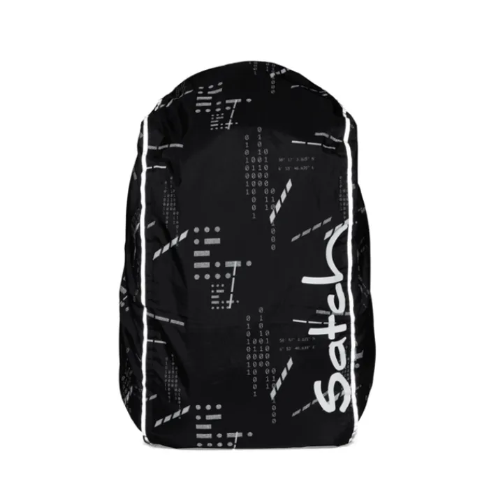 Rugzakhoezen>Satch Accessoires Regenhoes black reflective