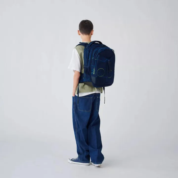 Daypack|Schoolrugzak>Satch Match School Backpack blue tech