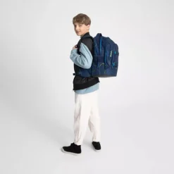Schoolrugzak|Heren Schooltassen>Satch Pack School Backpack blue tech